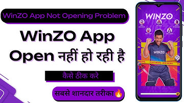 Winzo App Open Nahi Ho Rahi Hai | How To Fix Winzo App Opening Problem | Winzo App Not Opening | TG