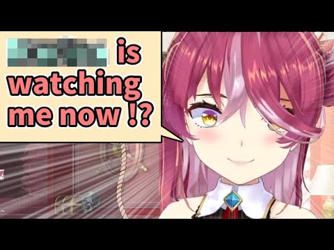 Marine's favorite voice actress was watching her stream [ENG SUB] Hololive