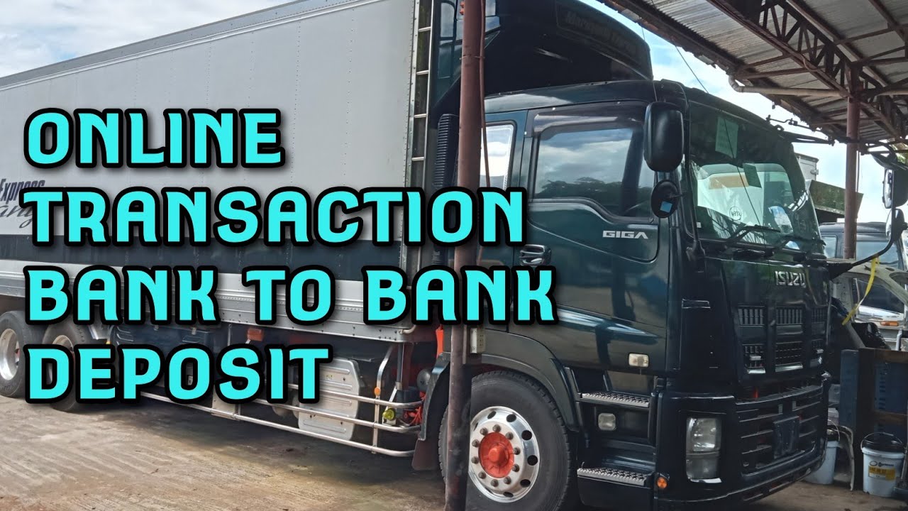 ONLINE TRANSACTION BANK TO BANK DEPOSIT - YouTube