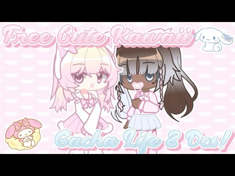 🎀 Free Cute Kawaii Ocs : Gacha Life 2 : Credits are needed ! 🍥