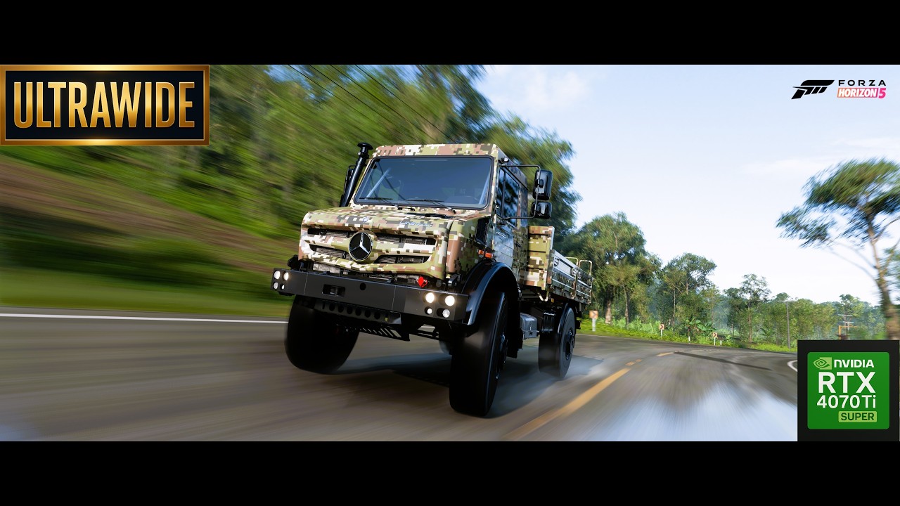 Mercedes Benz Unimog - Forza Horizon 5 - Goliath Race - Moza CS V2P Wheel Gameplay - Ultrawide