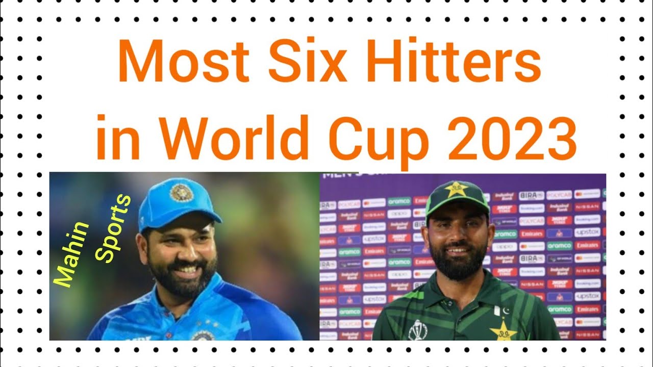 Most Six Hitters in World Cup 2023. - YouTube