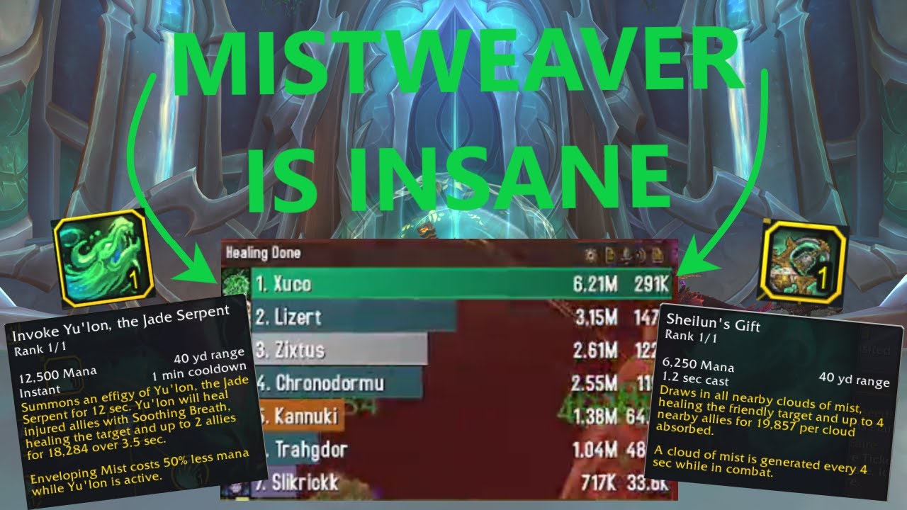 Mistweaver is INSANE in the New RAID! - YouTube