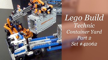 LEGO Technic Build - Container Yard Set #42062 - Part 2