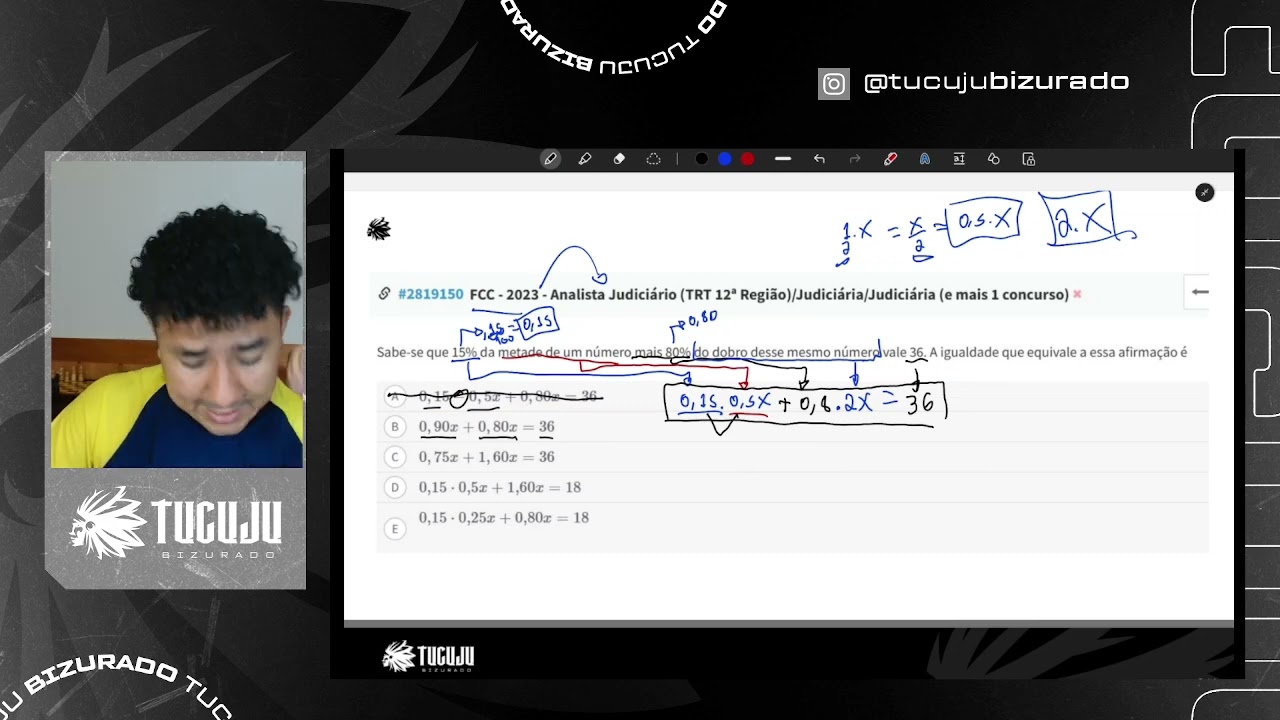 Questões RLM - FCC (Analista Jud - TRT 12 SC - 2023)