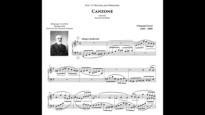 Clement Loret: Canzone pour Harmonium ou Orgue
