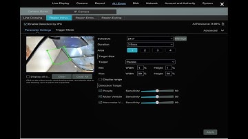 ENS Titanium: How to Configure Region Intrusion, AI Recording & Push Notifications