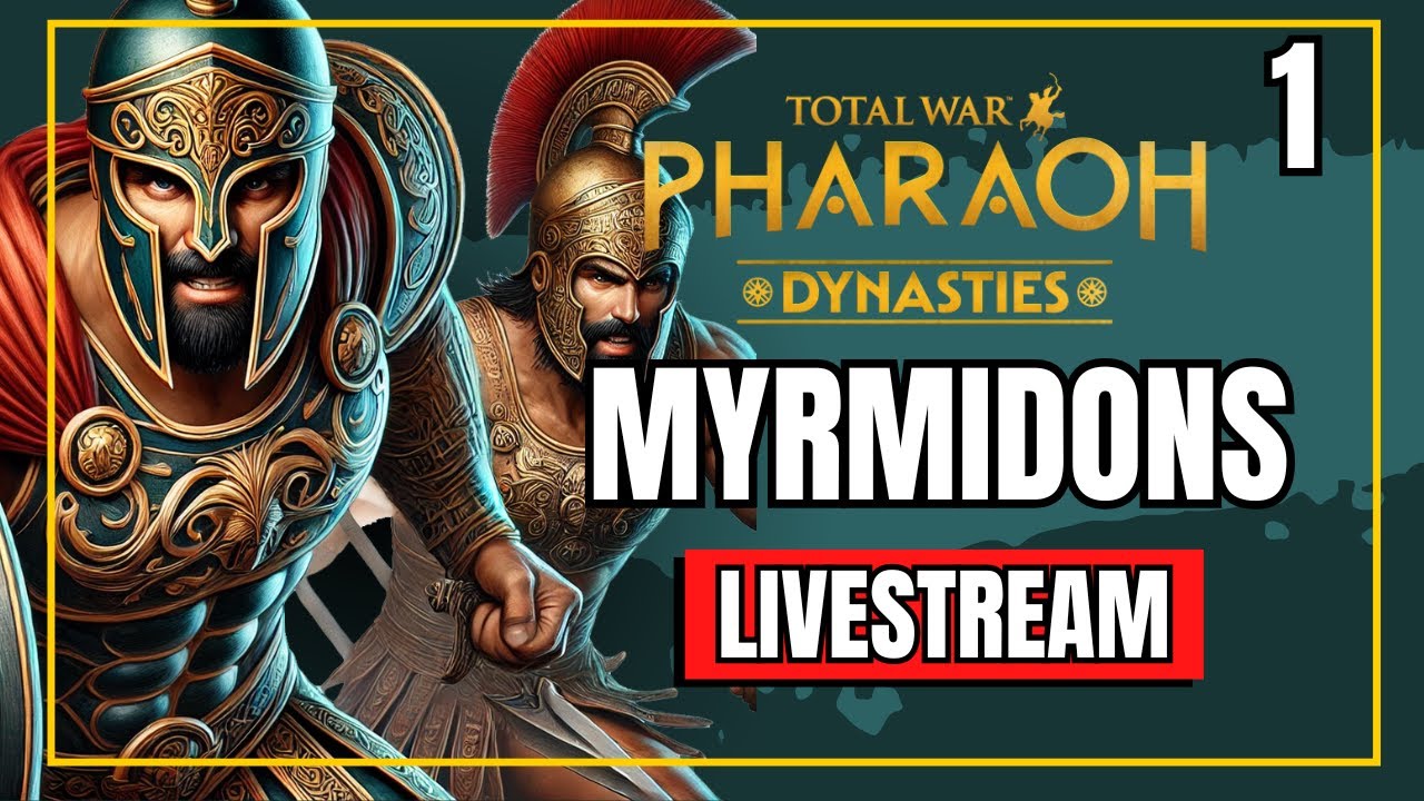 🔱Achilles' MYRMIDONS🔱Total War PHARAOH Dynasties Mods Troy Historical Unit Pack Review and Gameplay