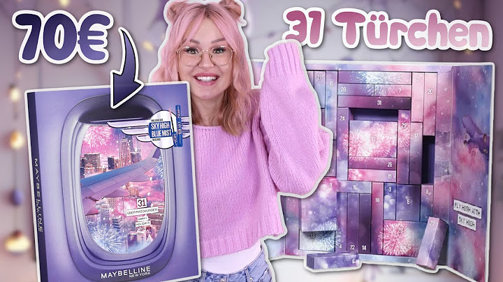 Adventskalender mit 31 Türchen 😯 Lohnt er sich? Maybelline New York | ViktoriaSarina