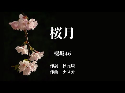 【カラオケ】桜月／櫻坂46【オフボーカル メロディ有り karaoke】
