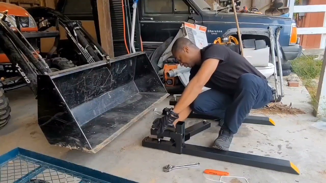 Awesome Amazon clampon pallet forks. YouTube