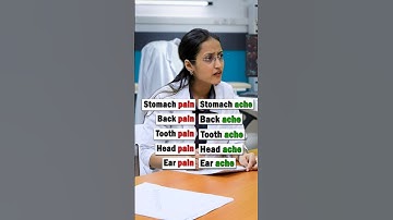 Ever got CONFUSED Stomach " Pain " or " Ache " #english #learnenglish #ielts #grammar #viralvideo