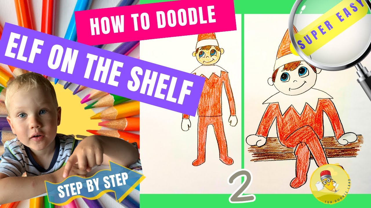 How To Draw An Elf On The Shelf For Christmas - YouTube