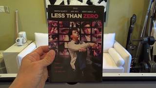 LESS THAN ZERO 1987 MOVIE REVIEW ANDREW MCCARTHY JAMI GERTZ ROBERT DOWNEY JR 80S EXCESS MOVIES FILMS