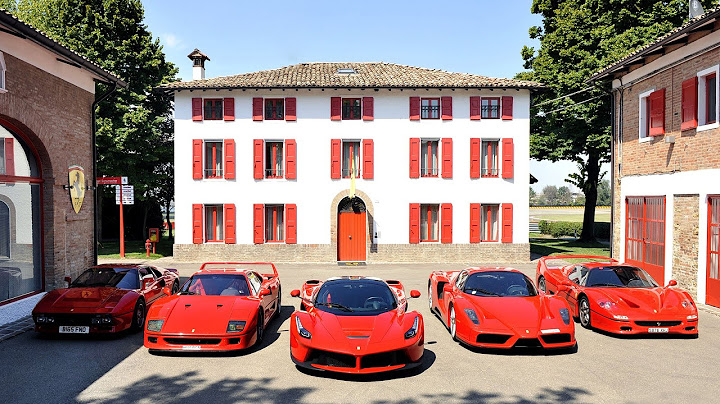 FERRARI: The Most Exclusive Ferrari | F40 - F50 - GTO - ENZO - LAFERRARI