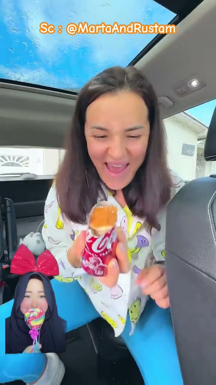SI ADIK MENCURI TENGAH DONAT KAKAK DENGAN KALENG COLA ⁉️? @MartaAndRustam #shorts #funny #dubbing