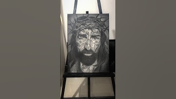 It’s a canvas print of my original drawing, to which i added charcoal 🥰