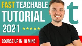 Teachable Tutorial 2024 🔥 How To Create An Online Course (FAST &amp; EASY!)
