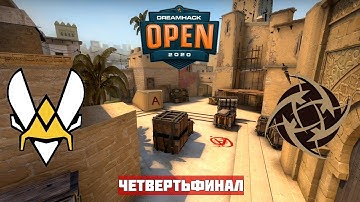 ЧЕТВЕРТЬФИНАЛ. VITALITY vs NIP. Map-1 MIRAGE. DREAMHACK OPEN FALL 2020. ЕВРОПА