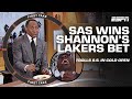IS THAT MY STEAK!? 😆 Stephen A. GLOATS winning Shannon&#39;s double-or-nothing Lakers bet | First Take