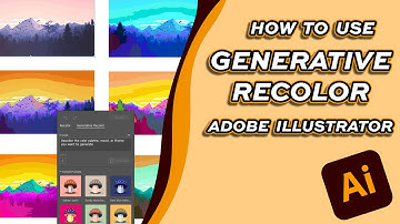 How to use Generative Recolor [Adobe Illustrator 2024]