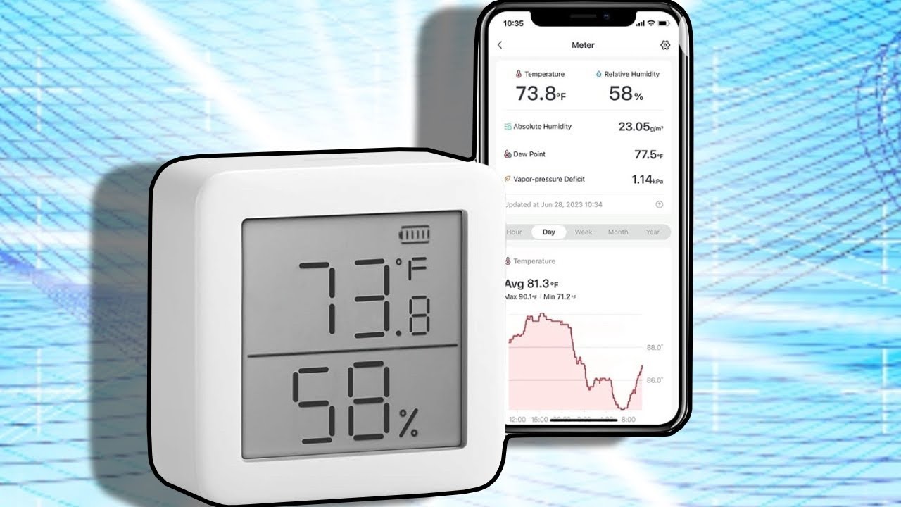 SwitchBot Digital Temperature Humidity Meter, Indoor Thermometer  Hygrometer
