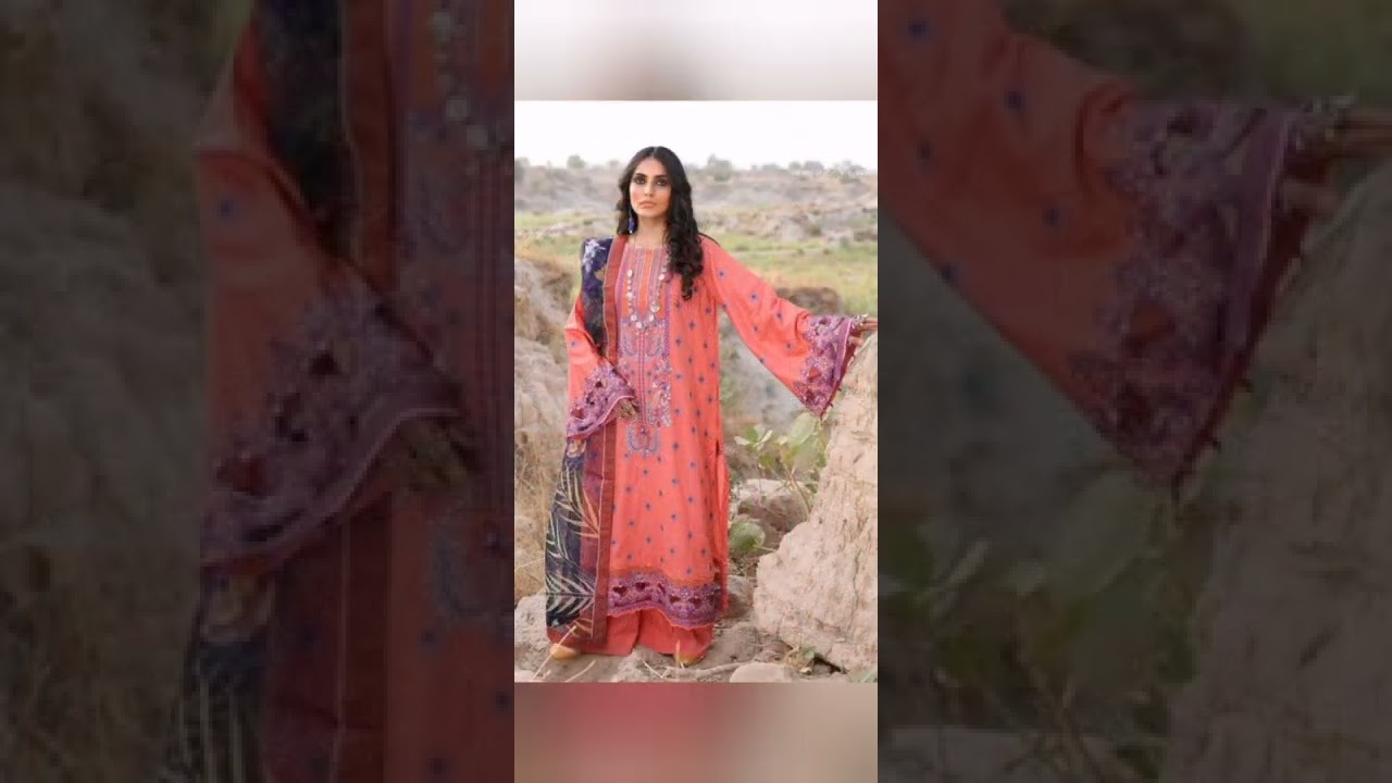 Raiza by Gulljee Eid Collection Luxury Embroidered Lawn with Silk Organza Dupatta cod in 