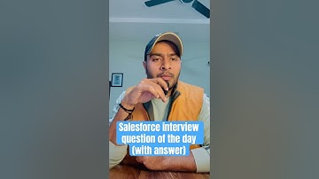 Salesforce interview question of the day with answer #salesforce #interview #sfdc