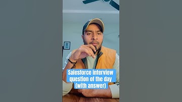 Salesforce interview question of the day with answer #salesforce #interview #sfdc