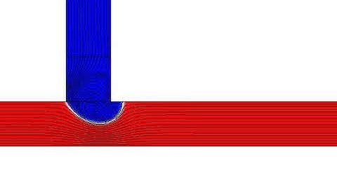 Numerical simulation of droplet generation in microfluidic T junction