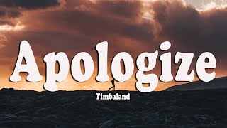 Timbaland Feat Onerepublic  Apologize s