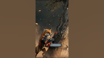 A squirrel🐿️ saved a tree🌳 of Neem😭 #ai #animatedcartoon #squirrel #save #tree #watering