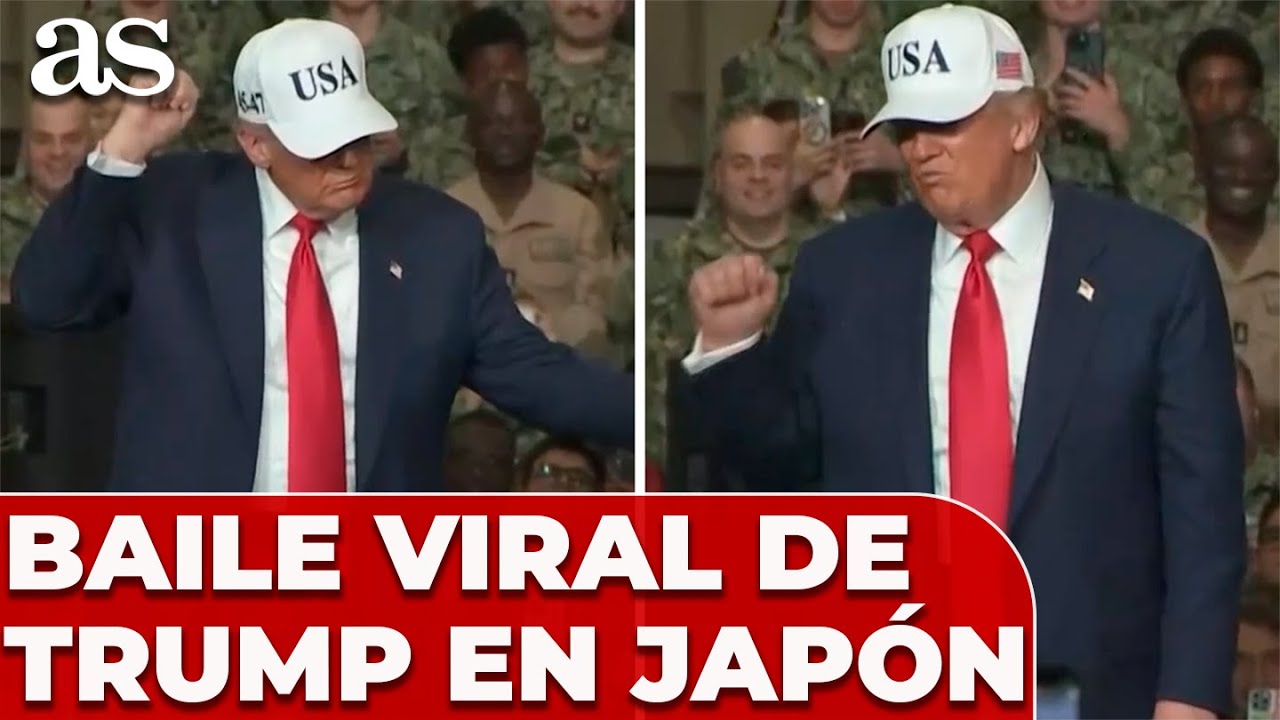 Трамп исполняет свой ЛЕГЕНДАРНЫЙ ВИРУСНЫЙ ТАНЕЦ с армией США во время визита в Японию