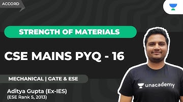 SOM: CSE Mains PYQ | Part- 16 | GATE & ESE | Aditya Gupta | Unacademy Accord