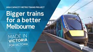 Building new high capacity metro trains – jobs for Victorians