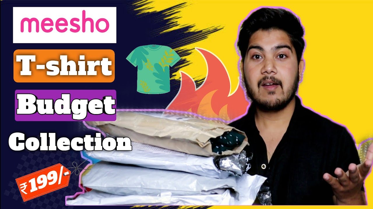 BEST MEESHO 5 TSHIRT HAUL🔥Meesho का BUDGET TSHIRT Under ₹250 Affordable mens tshirt in
