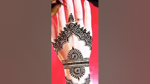 Easy mehandi design simple full hand #mehndi #shorts #viralvideo #youtubeshorts #henna #mehndidesign