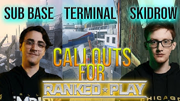 BEST PRO CALLOUTS FOR MW3 RANKED PLAY (SUB BASE,TERMINAL,SKIDROW) ft. SECRET SPOTS