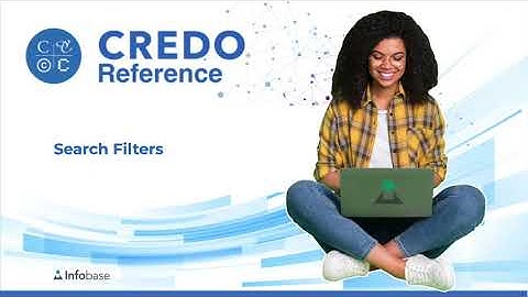 Credo Reference Search Filters