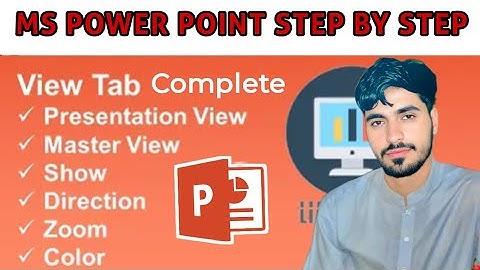 How to use View Tab in Power Point | All Option Explain of View Tab | 2013