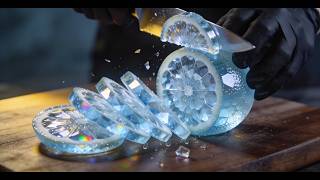 3 Minutes of the Most Satisfying Glass Fruit Cutting ASMR(Vol.1) screenshot 3