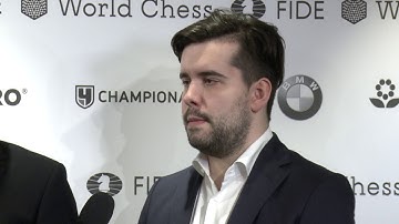 Moscow Grand Prix 2019. Round 2, game 1. Interview with Wei Yi and Ian Nepomniachtchi