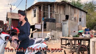 Khmer People Lifestyle | Glimpse IntoCambodia Life |Factory Worker Life Slum,Poverty Life #slump6s