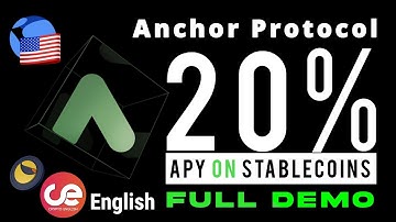 Anchor Protocol Full Demo Earn 20% APY on Stable Coins - English