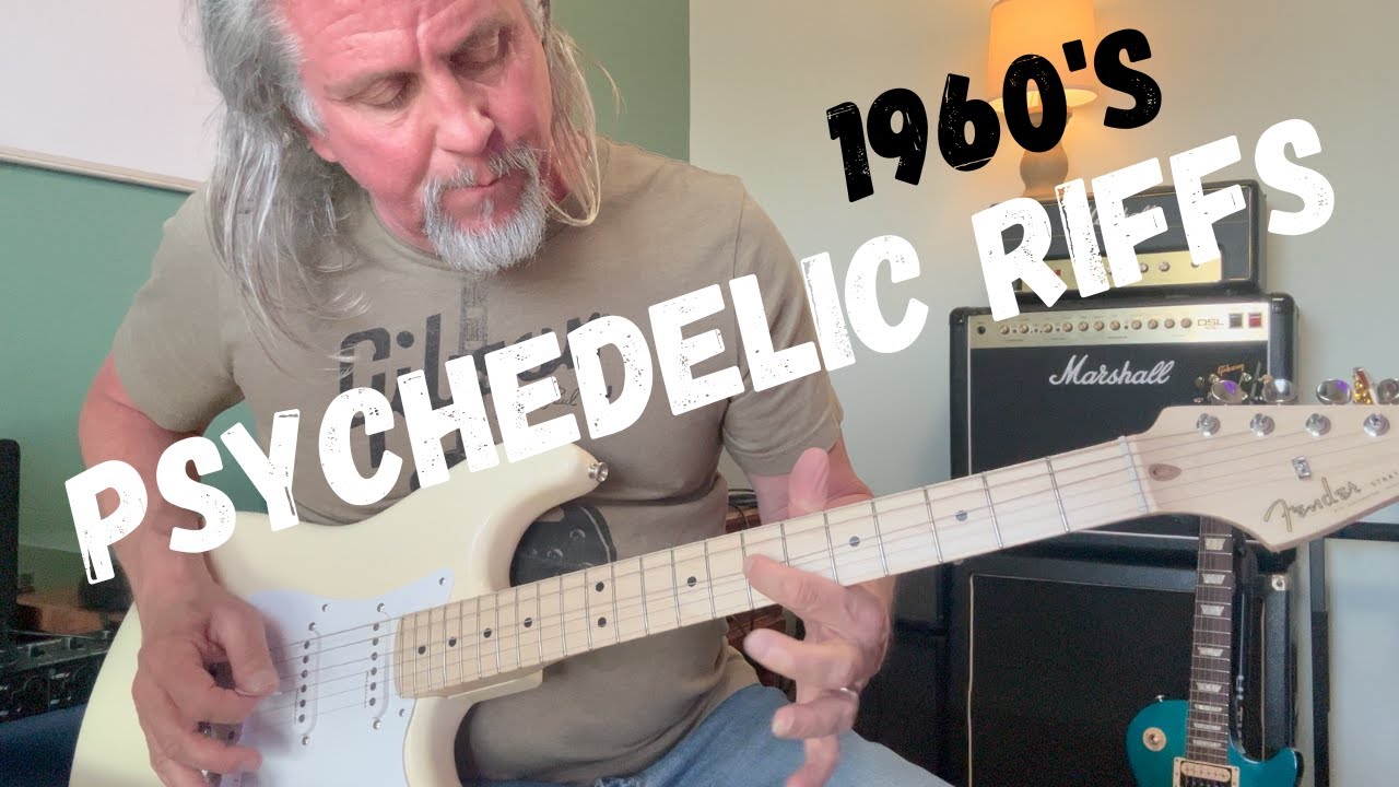 Beginner Guitar Lesson: Learn These 3 FAR OUT Guitar Riffs from the 1960s!