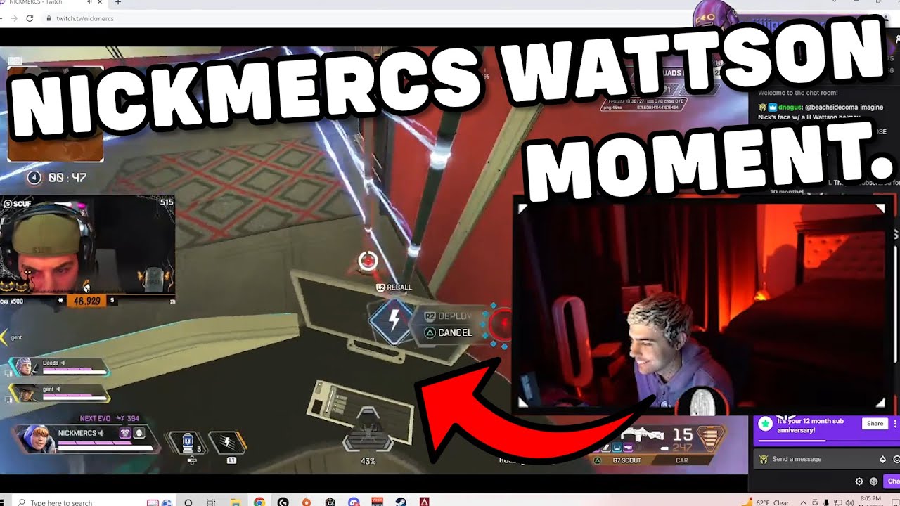 ImperialHal reacts to NICKMERCS playing Wattson for the FIRST TIME in ...