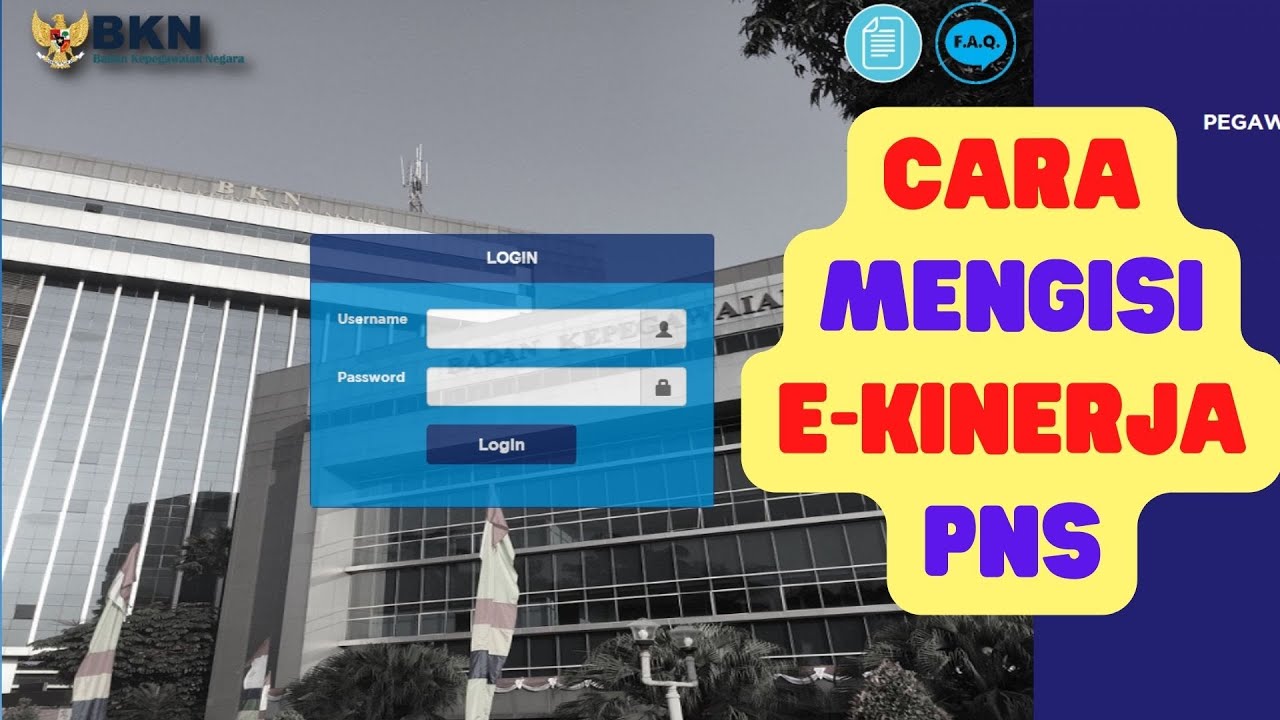 MENGISI E-KINERJA PNS 