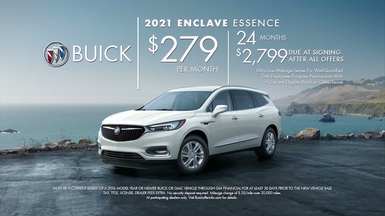 2021 Buick Enclave Lease Special August YouTube