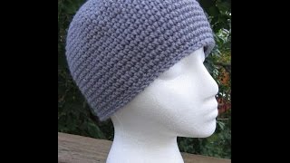 كروشيه  طاقيه سهله للمبتدئين - بالمقاس المناسب لاى شخص | How to crochet a hat # كولكشن collection #