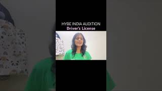 #hybeaudition #hybeindia #hybelabels #kpopaudition #vocals #oliviarodrigo #driverslicense